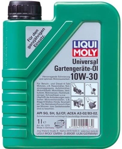 Масло моторное для газонокосилок UNIV.4-TAKT GARTENGERATE-OL 10W-30 1л 1273