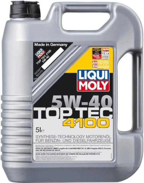 Масло моторное синтетическое TOP TEC 4100 5W40 5л 9511