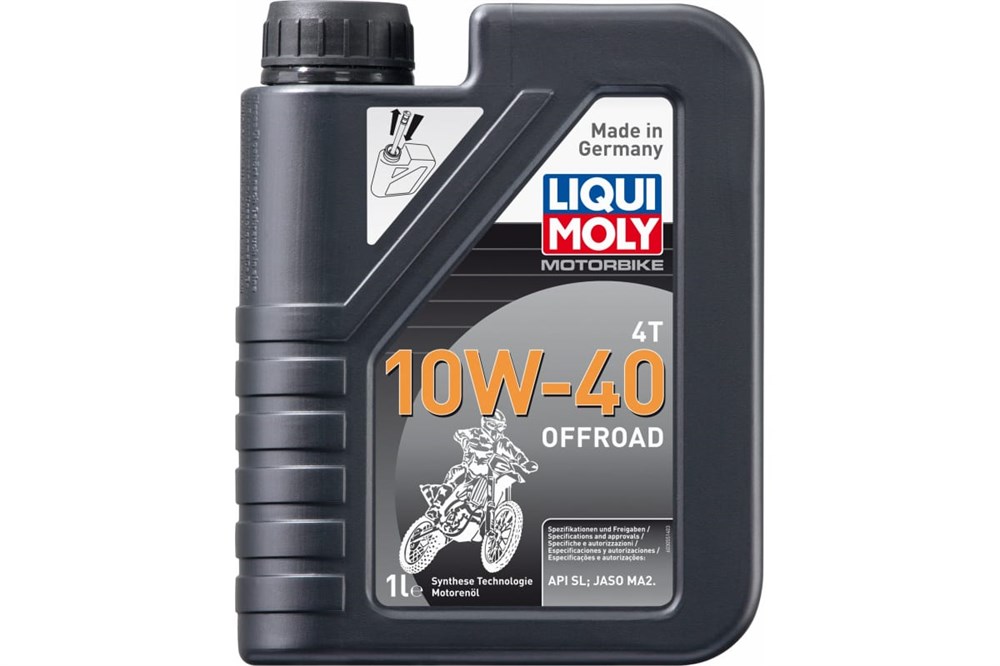 Масло моторное синтетическое для 4-х тактных мотоциклов MOTORBIKE 4T 10W40 OFFROAD 1л 3055