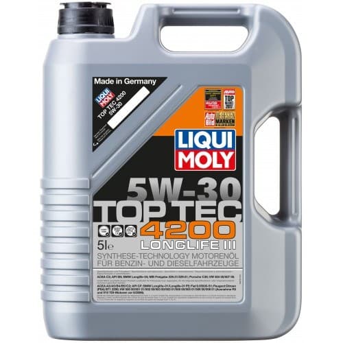 Масло моторное синтетическое TOP TEC 4200 5W-30 1л 8972