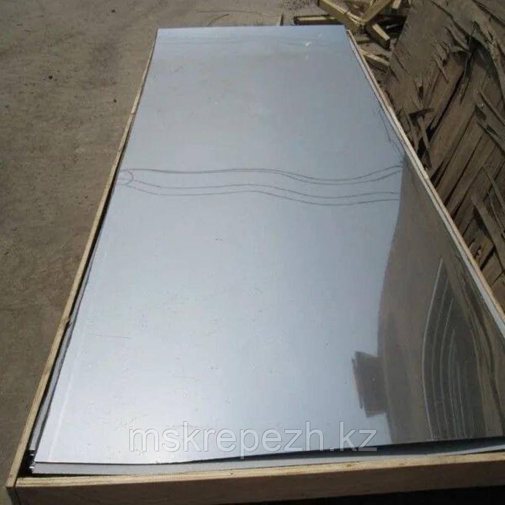 Лист из нержавеющей стали AISI 430 8K+PVC (0,5*1250*2500)
