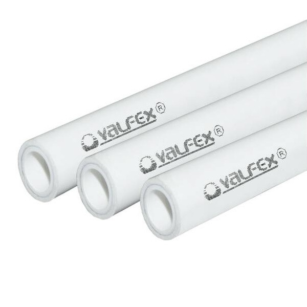 Труба PP-R белая арм алюминием Дн 32х5,4 Ру25 SDR6 Т